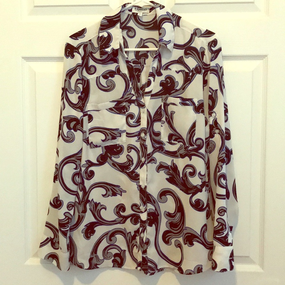Express portofino button up shirt